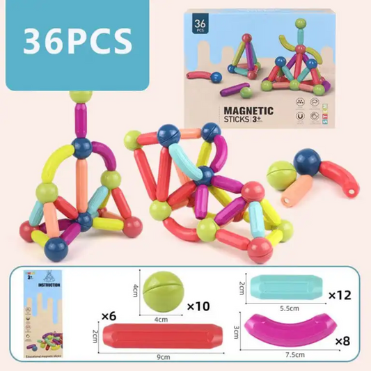 Juego Educativo - Bloques Magnéticos Montessori